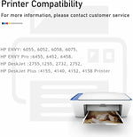 Remanufactured for HP 67XL Tri-color Ink Cartridges HP DeskJet 1255, 2732, 2752