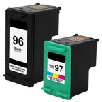 2-PK Compatible for HP 96 97 Ink cartridges OfficeJet 7410xi 7310 7310xi Printer