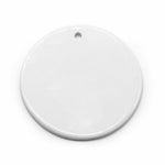 10Pcs DIY Sublimation Ceramic Pendant Blank Heat Transfer Holiday Decoration