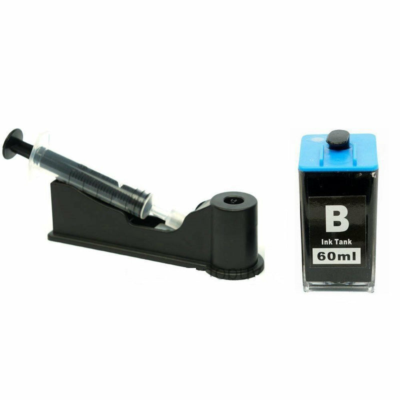 DIY REFILL Ink system for HP 564 564XL Black PhotoSmart 5522 5525 5514 5512 5515