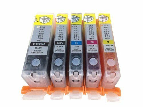 SUBLIMATION INK REFILLABLE CARTRIDGES FOR CANON PGI-270 CLI-271 PIXMA MG5720