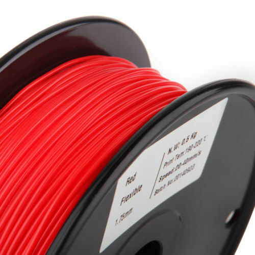 4pk RED Color 3D Printer Filament 1kg/2.2lb 1.75mm PLA MakerBot RepRap