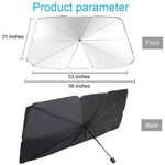 Premium Universal Portable Anti-UV Car Windshield Sunshade Foldable Umbrella