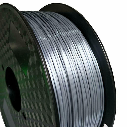 PLA Silk Gray Filament 1.75mm 3D Printer Filament 2.2 LBS Spool 3D Printing