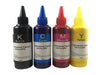 4x100ml Pigment Refill Ink for EPSON Workforce WF-3620 3640 7610 7620 7110