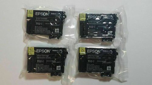 Genuine Epson 702-I INITIAL Ink Cartridge WF-3730 WF-3720 WF-3733