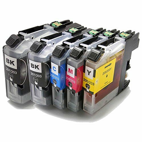 5PK LC207 LC205 XXL Compatible Ink Cartridge For Brother MFC- J4320DW J4620DW