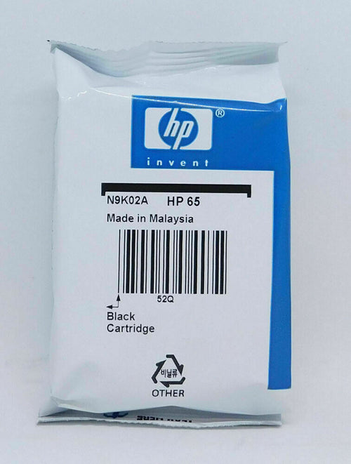 HP #65 Black Ink Cartridge 65 N9K02AN NEW GENUINE EXP 2024