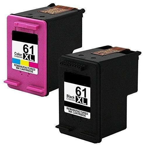 2PK Compatible For HP 61XL Black &Color Ink Cartridges 1000 1050 1051 2050