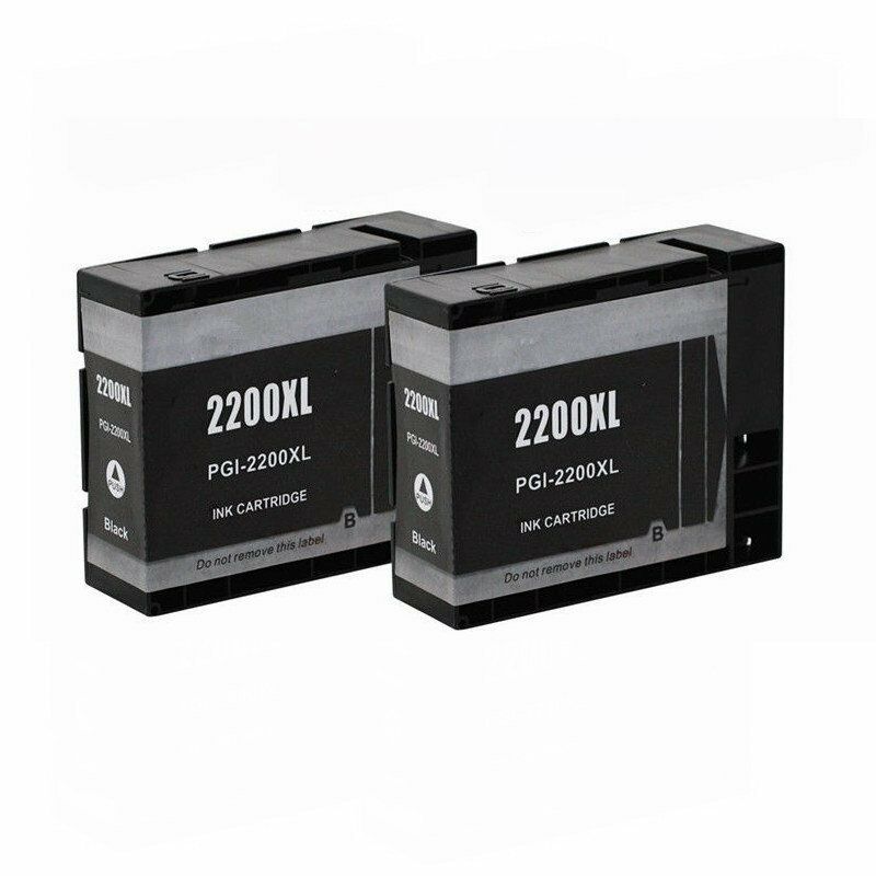 2pk PGI-2200 XL PGI2200XL BK Ink Cartridge for Canon MAXIFY MB5020 MB5320 iB4020