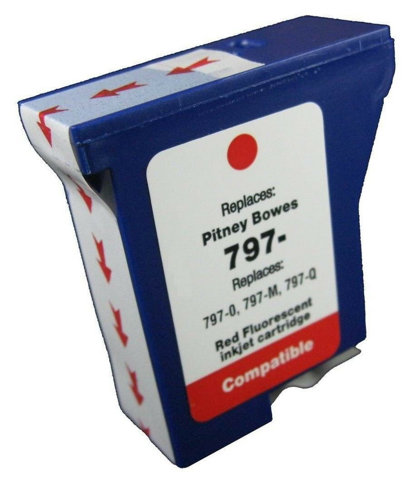 1 Compatible Pitney Bowes 797-0 7970 K700 Red Ink Cartridge K700