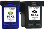 2pk For HP 56 57 Ink Cartridges For OfficeJet 4215 4215v 4219 Printer