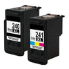 2PK PG-240XL CL-241XL Ink Cartridges For Canon PIXMA MG3222 MG3520 MG4120 MG4220