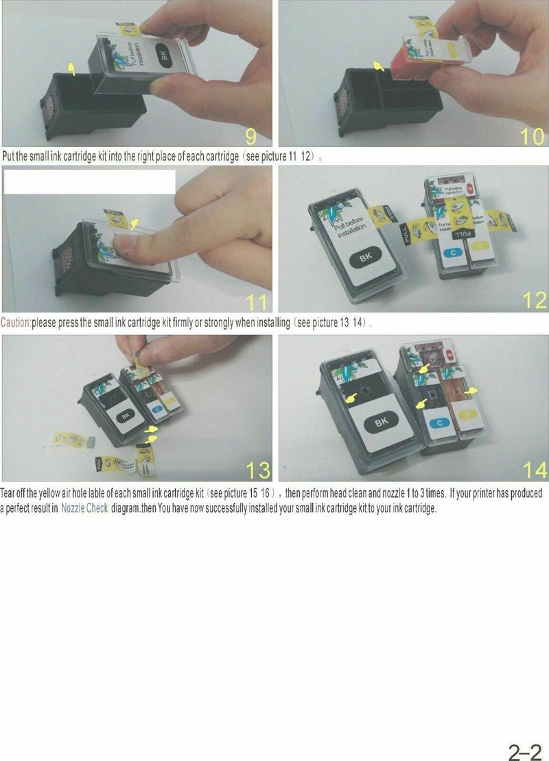 INK Cartridge Refill kit for Canon PG243 & CL244 PG-245 CL-246 XL + 400ml ink