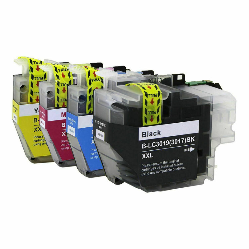 4 pack LC3019 XXL Ink Cartridge for Brother LC3017 MFC-J5330dw J6530dw J6930dw