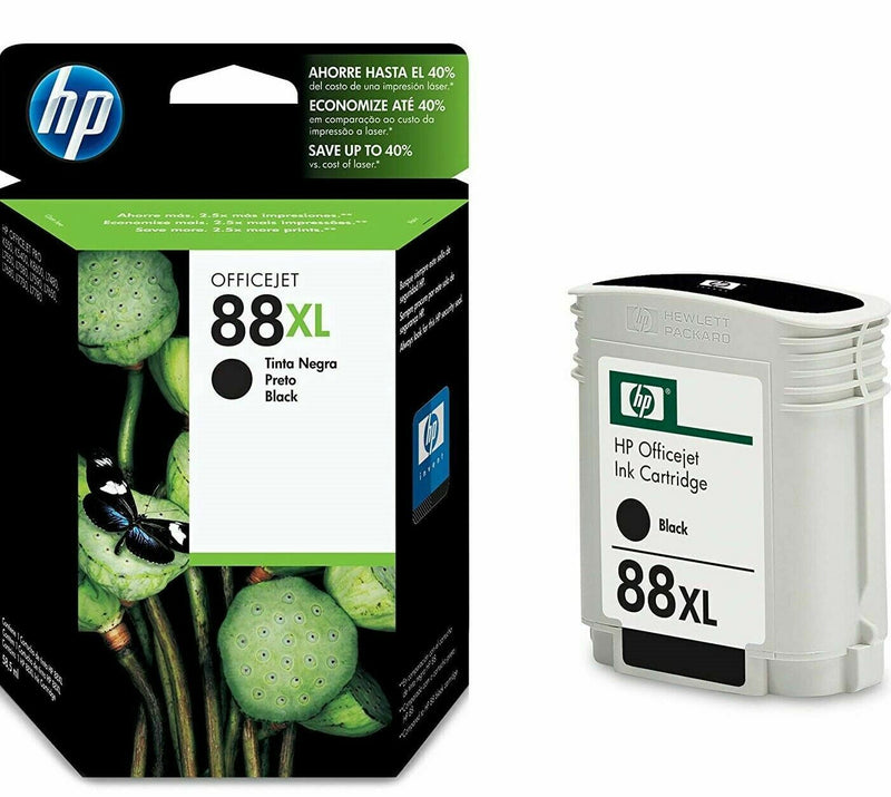 New Genuine HP 88XL Black & Color Ink Cartridges, OfficeJet Pro 8500 A909a