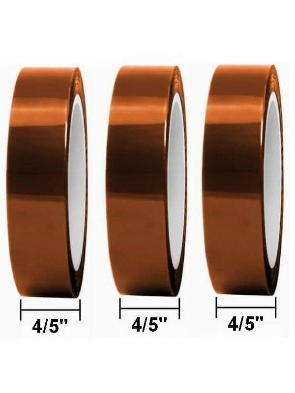 3 Rolls 20mm Tape High Temperature Heat-Resistant Polyimide BGA SMT Soldering