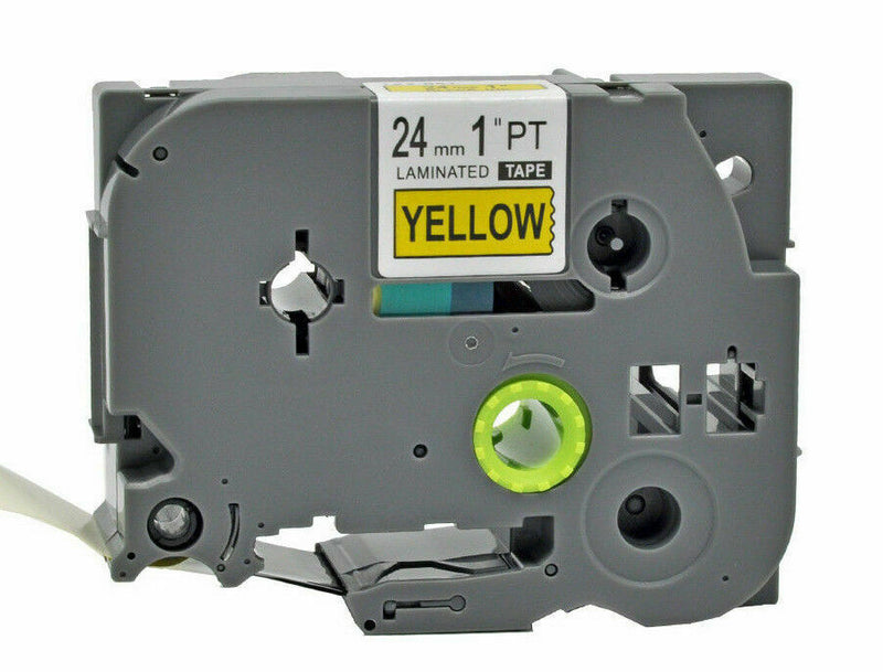 1PK TZe 651 TZ Tze-651 Label Tape Cartridge Black on Yellow Brother P-Touch 24