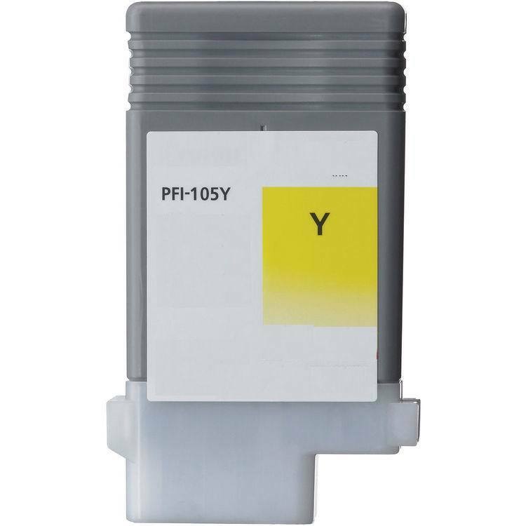 Compatible Cartridge for canon PFI-105 yellow Ink ipf 6300s 6300 6350