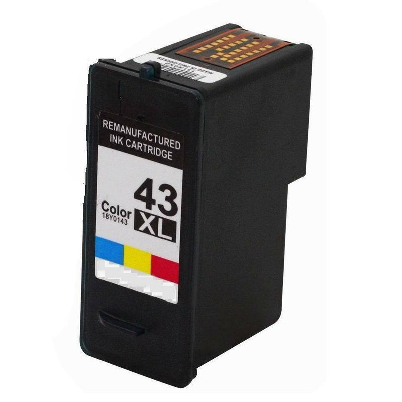 3PK Remanufactured Ink Cartridge For Lexmark 43XL & 44XL 18Y0143 18Y0144