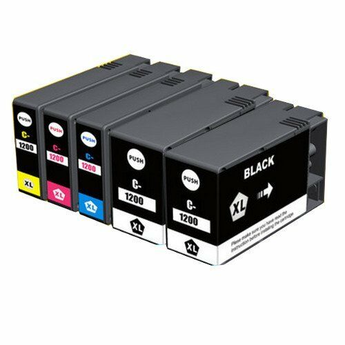5 pack PGI-1200 XL Ink Cartridges For Canon MAXIFY MB2020 MB2320 MB2050 MB2350