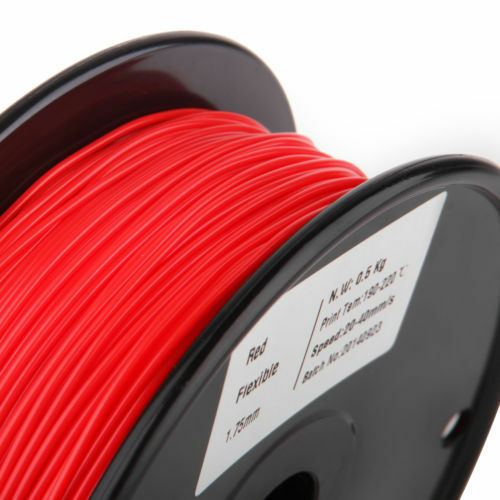 Luminous Red 3D Printer Filament 1kg/2.2lb 1.75mm ABS MakerBot RepRap