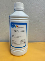 1000ml Cyan refill ink for Epson 252 WorkForce WF-7610 WF-7620 WF-5620