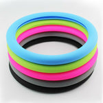 Steering Wheel Cover Auto Car Silicone Anti-Slip Steering Cover Universal Fit