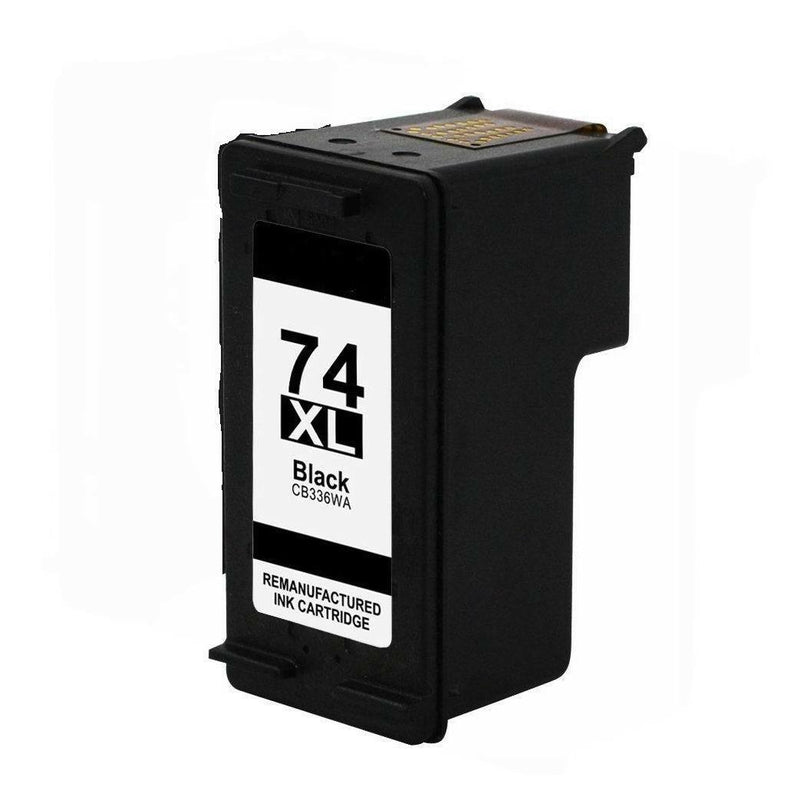 2Pk #74XL 75XL Black/Color Ink for HP Photosmart C4275 C4280 C4285 C4294 C4340