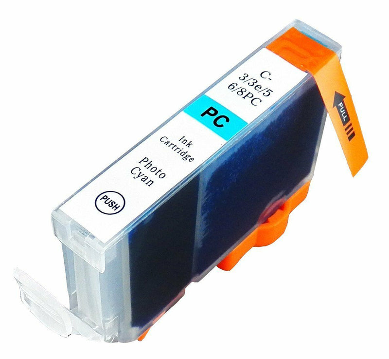 3 PK Comp CLI-8 Light Cyan Ink Cartridges for Canon PIXMA Pro 9000 Mark II 2