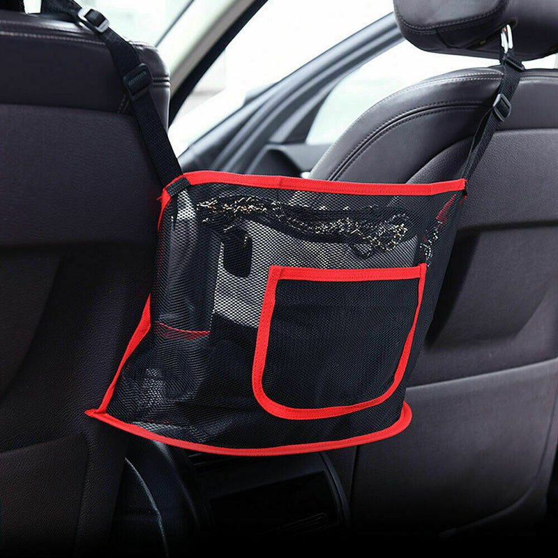 Univers Car Seat Side Storage Bag Mesh Net Pocket Handbag Holder Organizer