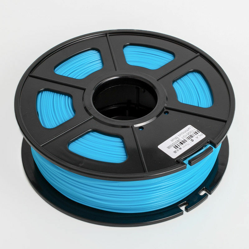 luminous blue 3D Printer Filament 1kg/2.2lb 1.75mm PLA MakerBot RepRap