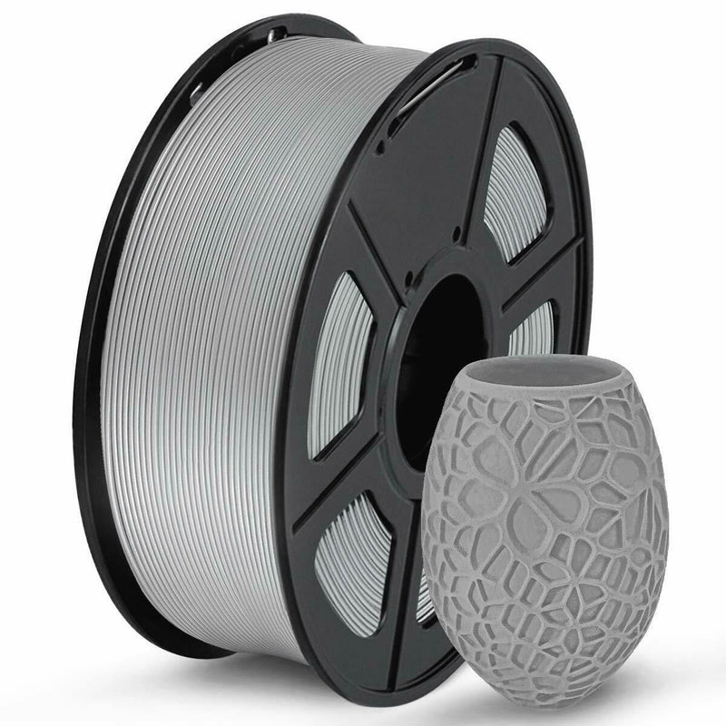 PLA 3D Printer Filament 1.75mm Accuracy +/- 0.02 mm 1kg Spool PLA Gray