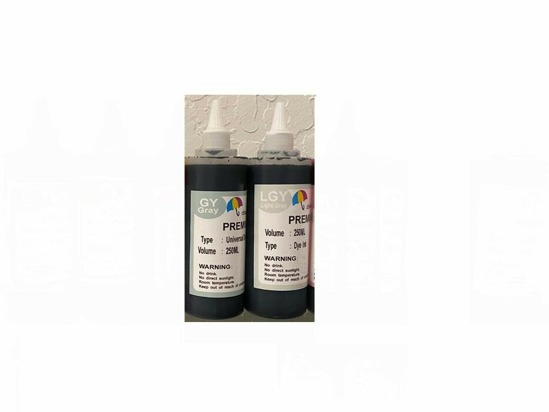 250ml Gray & Light Gray refill ink for Canon PIXMA PRO-100 CLI-42 refill ink