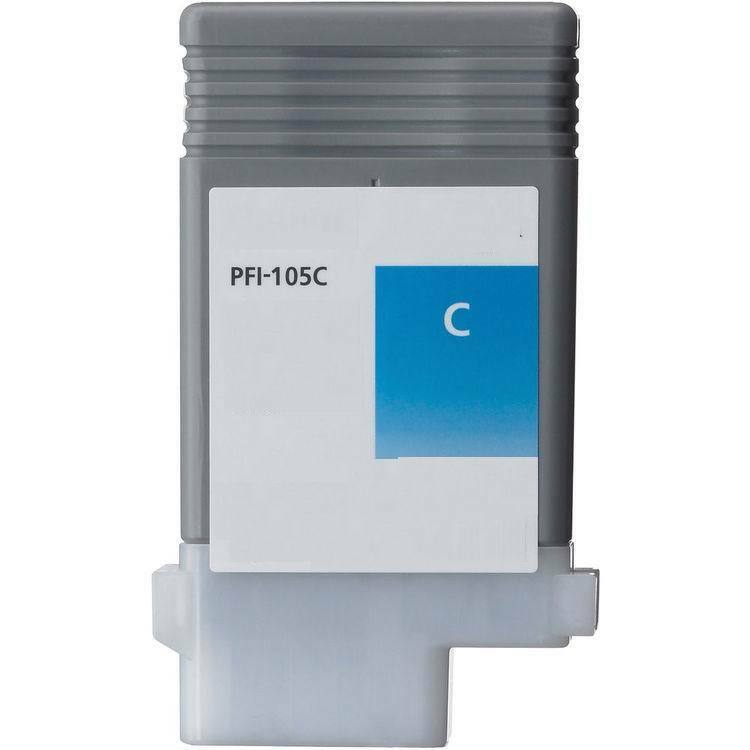 Compatible Cartridge for canon PFI-105 cyan Ink ipf 6300s 6300 6350