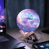 16 Colors 3D Printing LED Moon Night Light with Stand, Remote & Touch Control