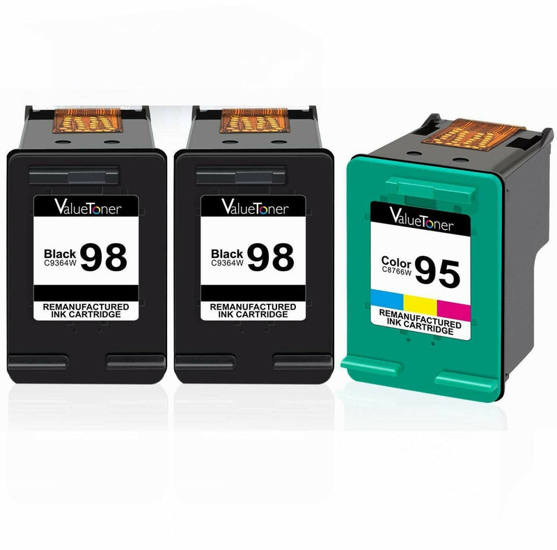 3PK Compatible for HP 98 95 Ink Cartridge For Officejet 6305 6310 6310xi 6315