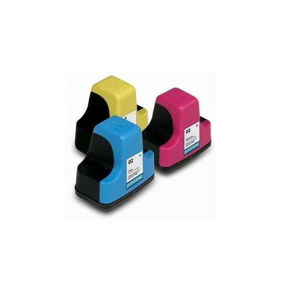 HP02 BK/LM/LC Ink Cartridge HP C7280 C8180 3310 8230 8238