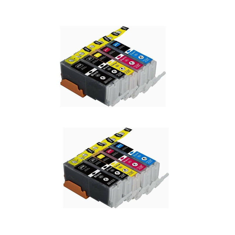 10 Pack PGI-270XL CLI-271XL Ink Cartridges for Canon PIXMA Printer MG5721 MG5722