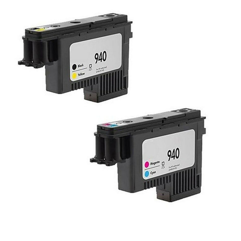 Reman Combo Set HP 940 PRINT HEAD C4900A C4901A Black/Yellow Cyan/Magenta