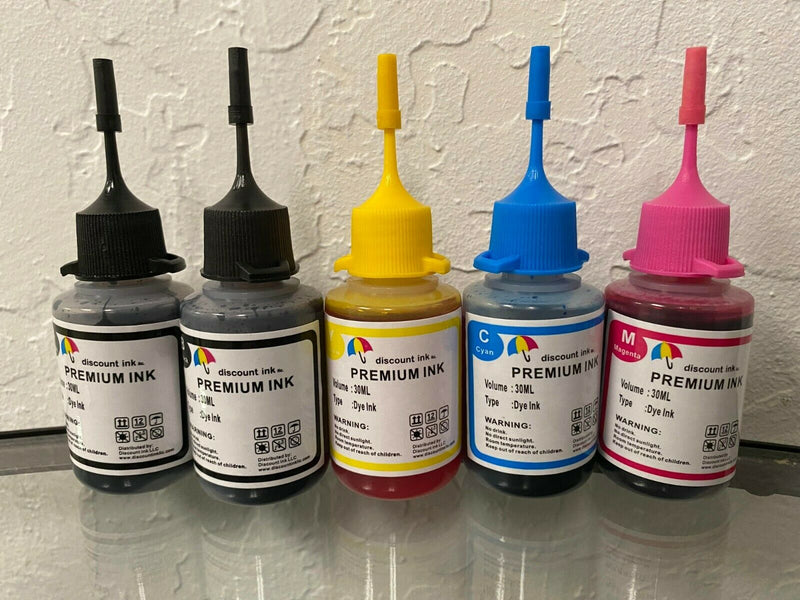 5x30ml refill ink for Canon PG-210 CL-211 PIXMA MX360 MX410 MX420