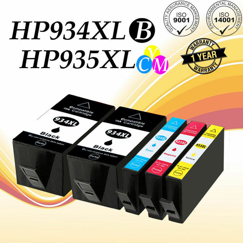 934 XL 935 XL Ink Set for HP Officejet 6815 6812 Printer 6830 New Chip Show Ink