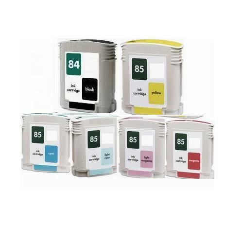 6 pk combo Reman HP 84 85 Ink Cartridge For Designjet 130 30n 90R 90GP