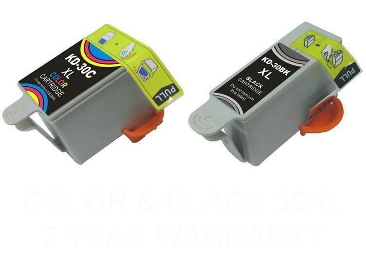 Compatible Kodak #30 Black and Color Ink Cartridge Combo 2 Pack