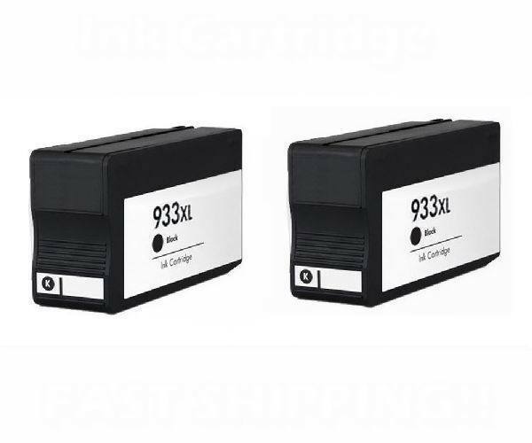 2 Reman hp 932XL  Black ink cartridge Officejet Pro 6100 6600 6700 7610 7612