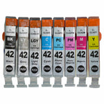 Combo 8-PACK CLI-42 Ink Cartridges Set for Canon PIXMA PRO-100
