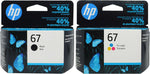Genuine HP 67 Ink Cartridge Combo Pack for HP 2752 4152 6052 6455 printer